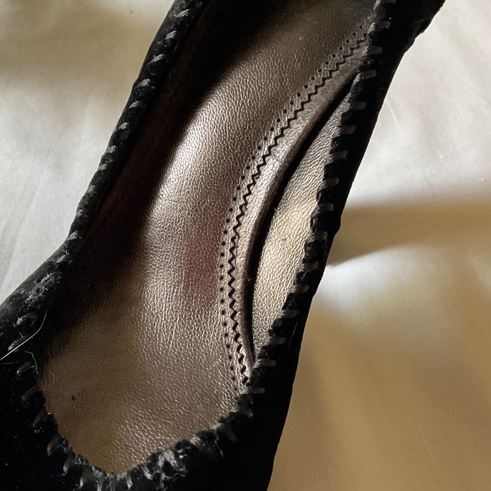 Chic Black Velvet Women's Heels - Picture 4 of 6